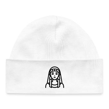 pharaon - Bonnet bébé bio - blanc - Devant