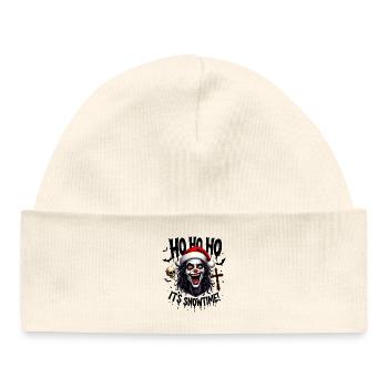 Psycho Clown Santa Horror - Baby Organic Beanie - white - Front
