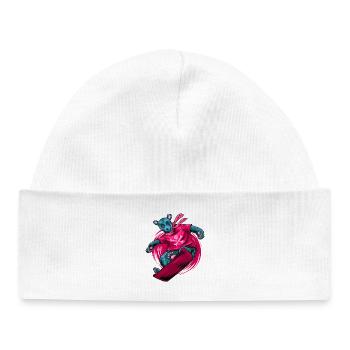 Ours des neiges - Bonnet bébé bio - blanc - Devant
