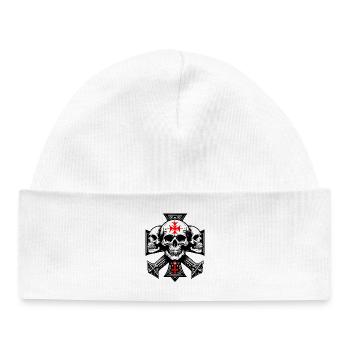 Rotes Kreuzsymbol Motiv - Bonnet bébé bio - blanc - Devant