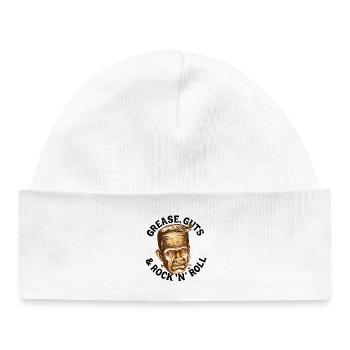Gomina, guts & Rock... - Baby Organic Beanie - white - Front
