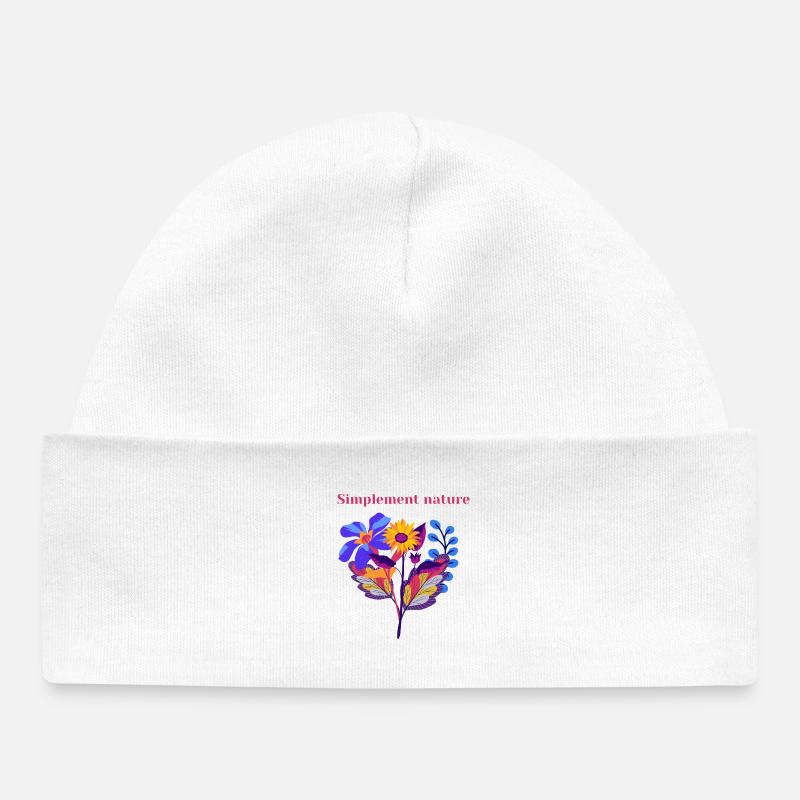 Nature Simplement - Bonnet bébé bio - blanc