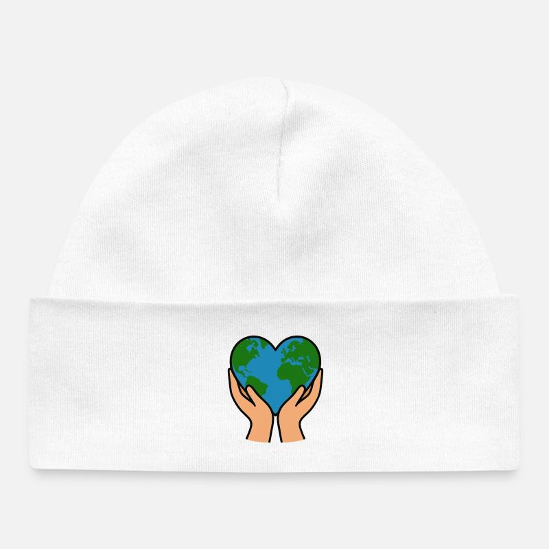 Dame Nature - Bonnet bébé bio - blanc