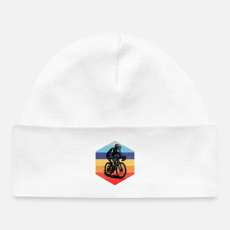 Style vélo de route pour toutes les occasions - Bonnet bébé bio - blanc