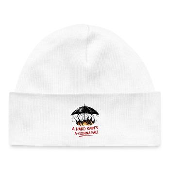 Fire Regeb under Umbrella - Baby Organic Beanie - white - Front