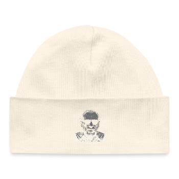 Citation de Charles Bukowski sur les personnes - Bonnet bébé bio - blanc - Devant