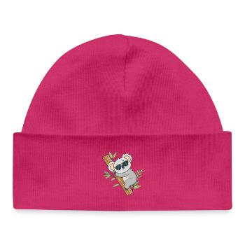 Koala Sun Branch - Baby Organic Mütze - Weiß - Vorne