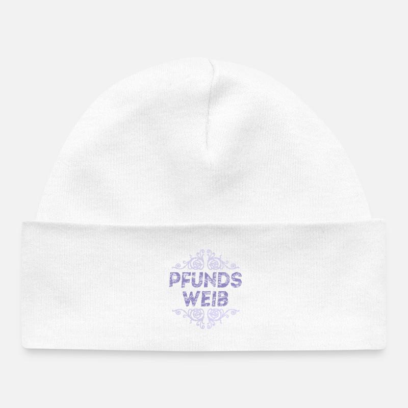 Femme du Pound - Bonnet bébé bio - blanc