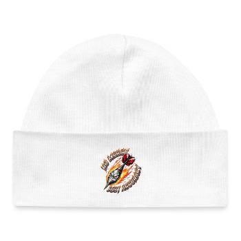Feuerdart No Mercy Just Accuracy - Baby Organic Beanie - white - Front