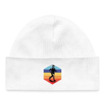 Running Love Clear Look for Racing - Baby Organic Beanie - white - Front