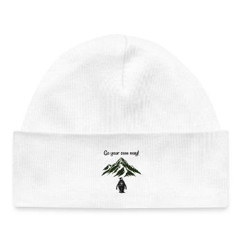Va à ta façon ! - Bonnet bébé bio - blanc - Devant