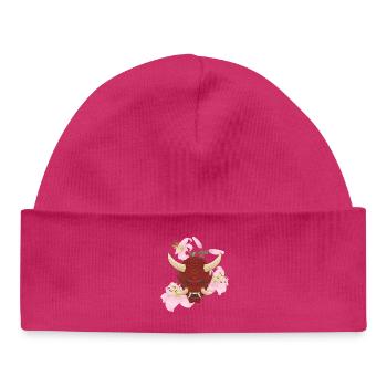 Oni x Pink Lilies - Baby Organic Mütze - hot Pink - Vorne