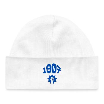 1907 - Bonnet bébé bio - blanc - Devant