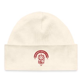 Nihonshu Social Club - Bonnet bébé bio - blanc - Devant