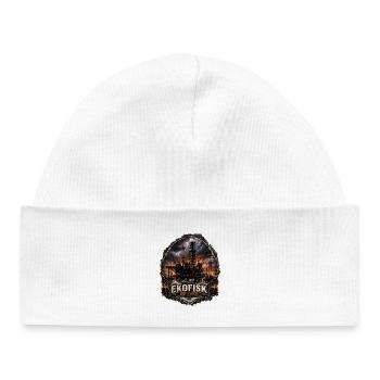 Conception de tempête dans le champ pétrolifère Ecofisk - Bonnet bébé bio - blanc - Devant