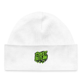 Street Outlaw Camo Tuning Geschenk für Autofans - Baby Organic Mütze - Weiß - Vorne