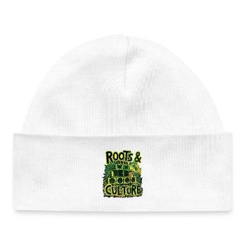 Roots Culture Dub Reggae - Baby Organic Mütze - Weiß - Vorne