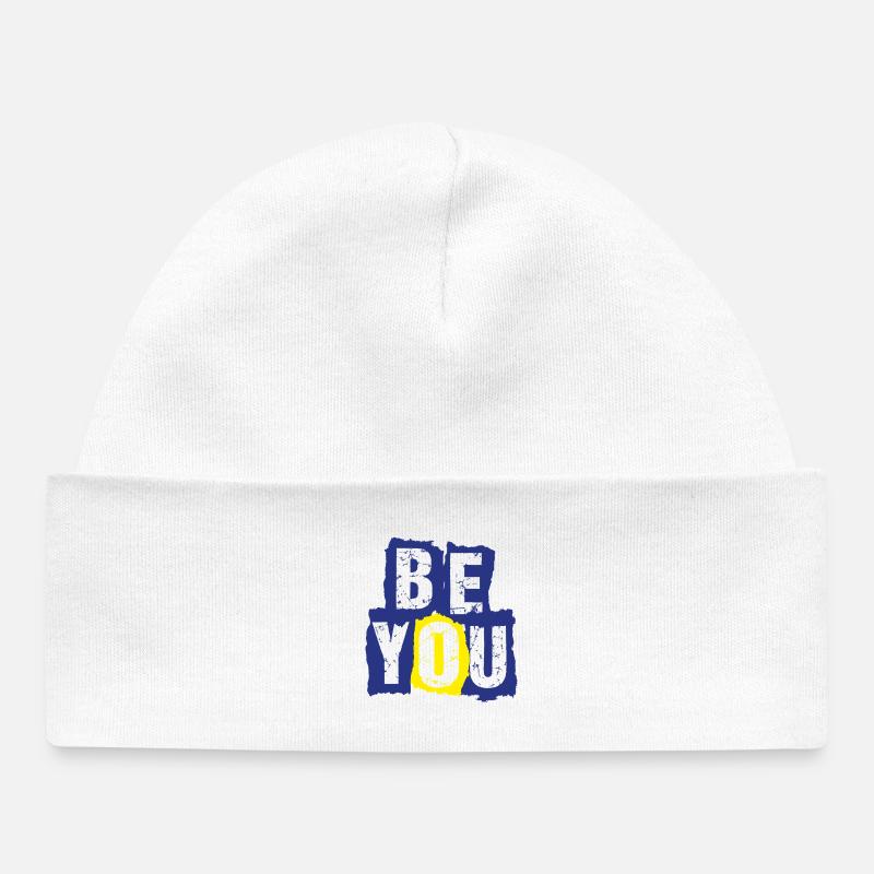 be_you - Bonnet bébé bio - blanc