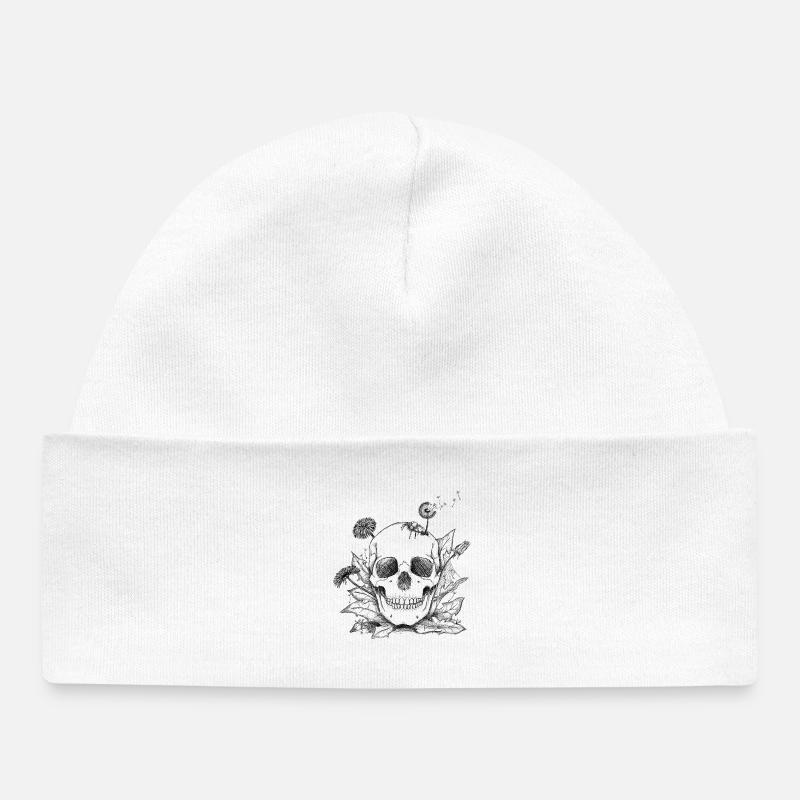 Transitoriété et puissance - Bonnet bébé bio - blanc