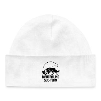 Équipe de recherche de chasse de Border Collie Dogs Dog - Bonnet bébé bio - blanc - Devant