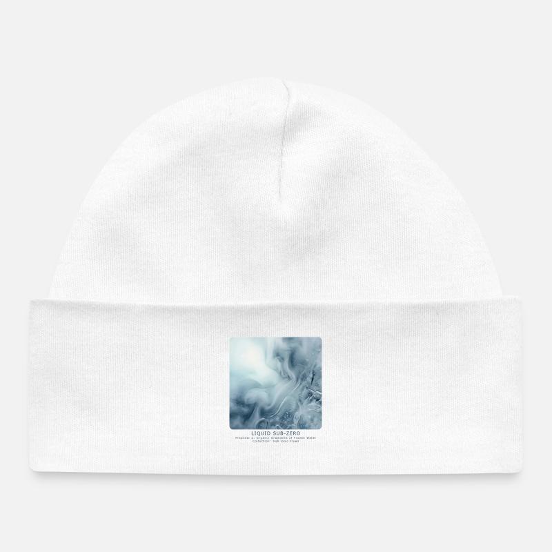 Liquid Sub-Zero - Baby Organic Beanie - white