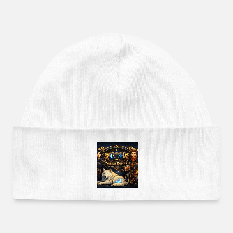 T-shirt de bannière de jeu - Bonnet bébé bio - blanc