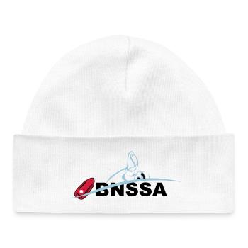 BNSSA sauvetage aquatique - Bonnet bébé bio - blanc - Devant