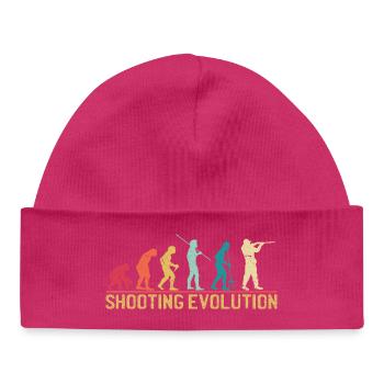Shooting Evolution Progression Design - Baby Organic Mütze - Weiß - Vorne
