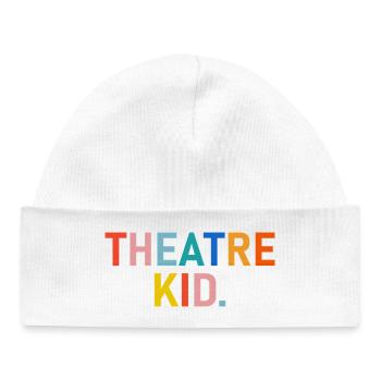 Theatre Kid Rainbow - Baby Organic Beanie - white - Front