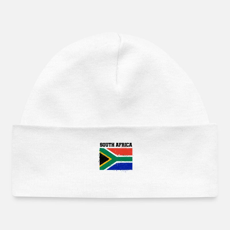 Afrique du Sud - Bonnet bébé bio - blanc