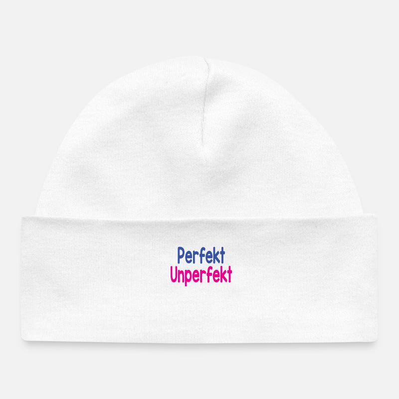 Parfait - Imperfique - Bonnet bébé bio - blanc