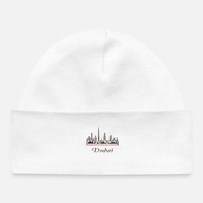Dubaï - Bonnet bébé bio - blanc