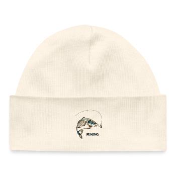 Fishing - Baby Organic Mütze - Weiß - Vorne
