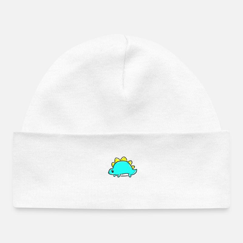 dinosaure - Bonnet bébé bio - blanc