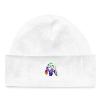 Porter - Bonnet bébé bio - blanc - Devant