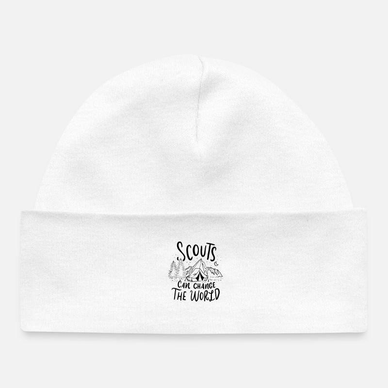 scout - Bonnet bébé bio - blanc