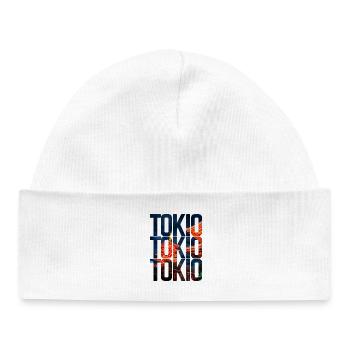 Tokyo - Baby Organic Beanie - white - Front