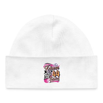 44th birthday 44 years Queen Women Women - Baby Organic Beanie - white - Front