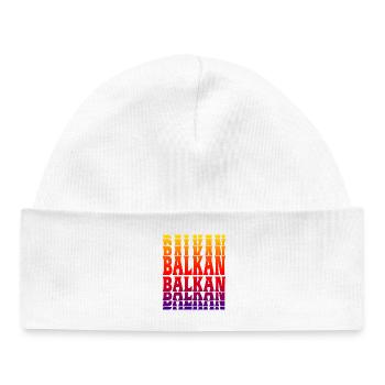 Balkan design - Baby Organic Beanie - white - Front