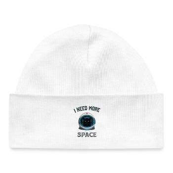 I need more space cat - Baby Organic Mütze - Weiß - Vorne