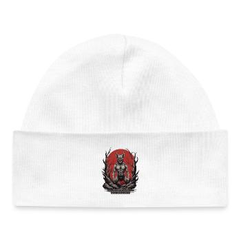 Hell Demon - Baby Organic Beanie - white - Front