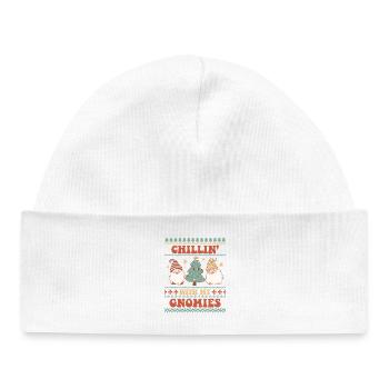 Hässlicher Weihnachtspullover - Baby Organic Mütze - Weiß - Vorne