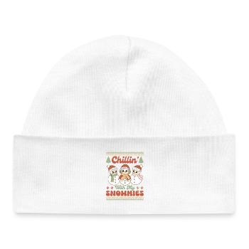Pull de Noël moche - Bonnet bébé bio - blanc - Devant