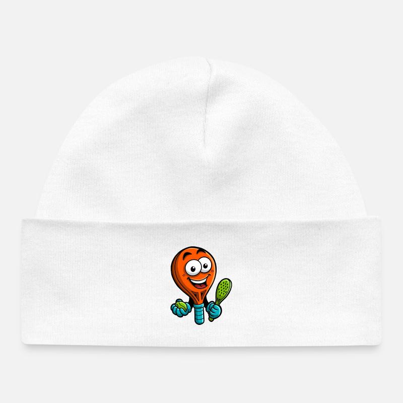 Joyeuse Lampe Padel Hero - Bonnet bébé bio - blanc