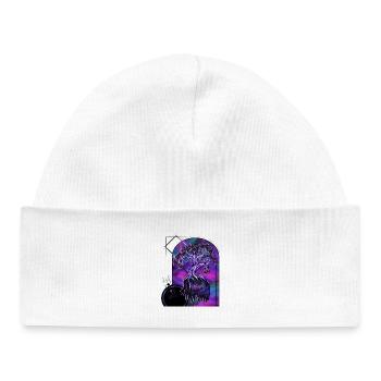 Spiritual Tree – Geometric Art - Baby Organic Beanie - white - Front