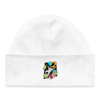 2 Birthday Boy Astronaut - Baby Organic Beanie - white - Front