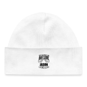 Jason - Baby Organic Beanie - white - Front