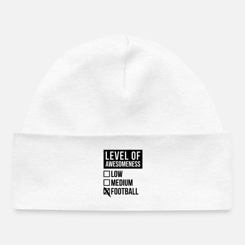 football - Bonnet bébé bio - blanc