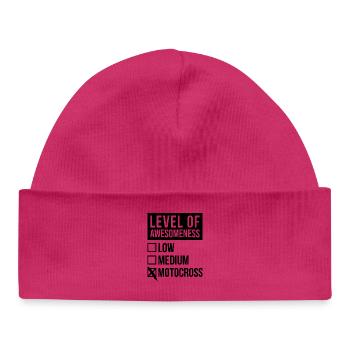 motocross - Bonnet bébé bio - blanc - Devant