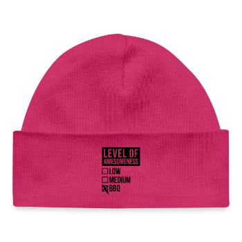 BBQ - Baby Organic Beanie - white - Front